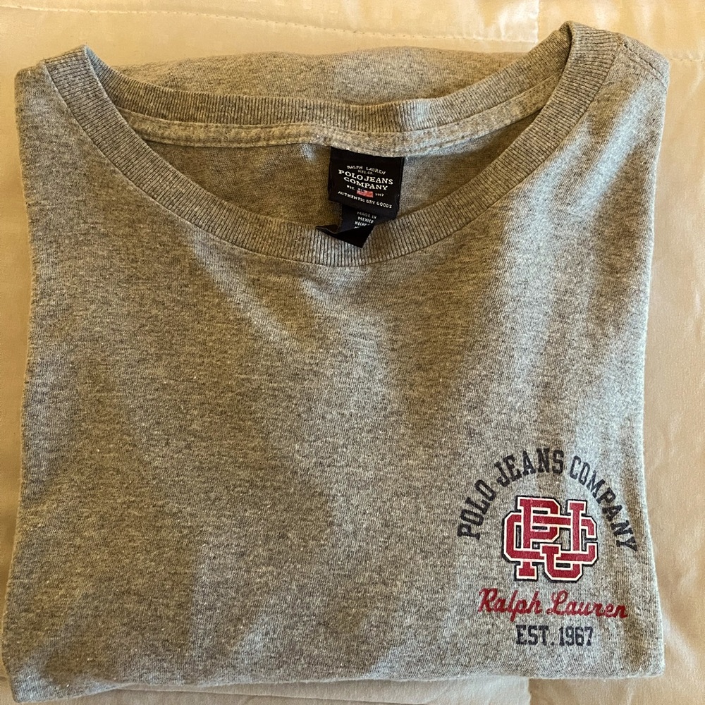 Ralph Lauren Polo Jean Co Shirt - Long Sleeve Grey